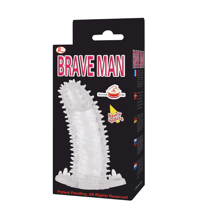 Насадка на член - Brave Man Penis Sleeve Clear