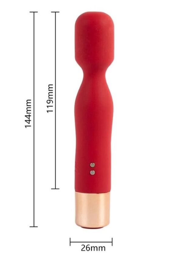Вібромасажер широкого спектру дії - Vibrating Spear G-Spot Vibrator Red