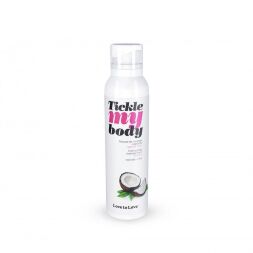 Массажная пена Love To Love TICKLE MY BODY COCONUT (150 мл) увлажняющая