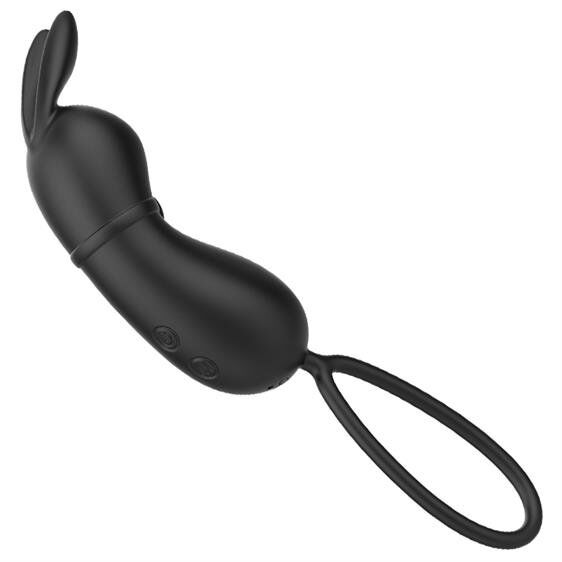 Незвичне віброяйце у вигляді кролика- Pretty Love Rosalie Vibro Stimulator Black