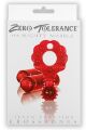 Ерекційне кільце з двома віброкулями Zero Tolerance The Mighty Marble червоне, 8 см