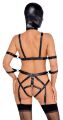 Боді з маскою - 2480492 Bad Kitty Strap+Mask Set, black - XS