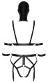 Боді з маскою - 2480492 Bad Kitty Strap+Mask Set, black - XS