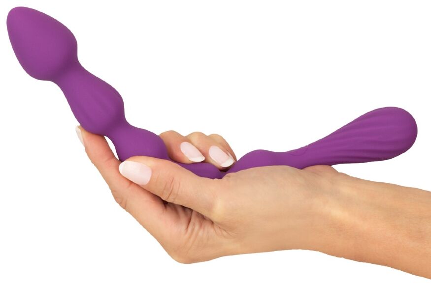 Надзвичайно гнучкий анальний стимулятор у формі ланцюжка Anal Beads Purple