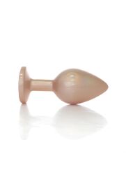 Анальна пробка - Jewellery Pearl Gold Plug Clear M