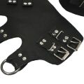Поножі-манжети для підвісу за ноги Art of Sex  -  Leg Cuffs For Suspension, чорні, натуральна шкіра