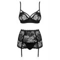 Комплект Obsessive Peonesia 3 предмета L/XL