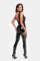 Комбинезон Noir Handmade F298 Libido, M, под латекс, кружевной верх, чокер, съемные бусы, доступ