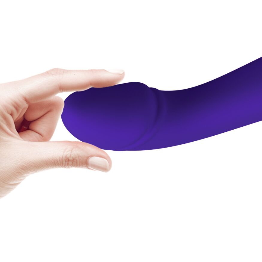 Вибромассажер для стимуляции точки G Pretty Love - Cetus Dark Purple, BI-014723-3