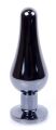 Анальная пробка Boss Series - Jewellery Dark Silver BUTT PLUG Clear, BS6400057