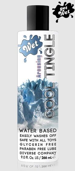 Лубрикант Wet Cool Tingle с охлаждающим эффектом 266 мл
