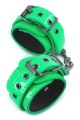 Наручники NS Novelties ELECTRA WRIST CUFFS GREEN