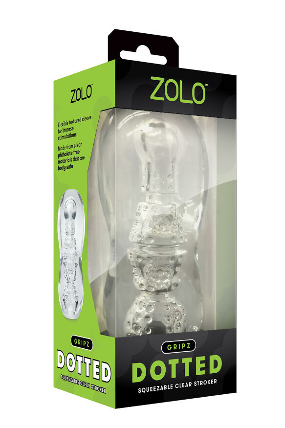 МАСТУРБАТОР ZOLO GRIPZ DOTTED