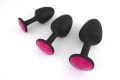Анальная пробка Dorcel Geisha Plug Ruby L с шариком внутри, создает вибрации, макс. диаметр 4см (мятая упаковка!!!)