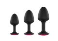 Анальная пробка Dorcel Geisha Plug Ruby L с шариком внутри, создает вибрации, макс. диаметр 4см (мятая упаковка!!!)