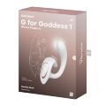 Вагинально-клиторальный вибратор Satisfyer G for Goddess 1 White, 2 мотора(мятая упаковка!!!)