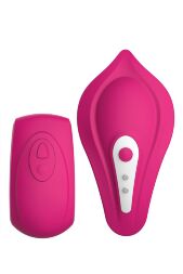 Вибратор в трусики Liebe Panty Vibe Recargable Cerise, нагрев до 39 °C, пульт, трусики в комплекте