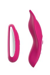 Вибратор в трусики Liebe Panty Vibe Recargable Cerise, нагрев до 39 °C, пульт, трусики в комплекте