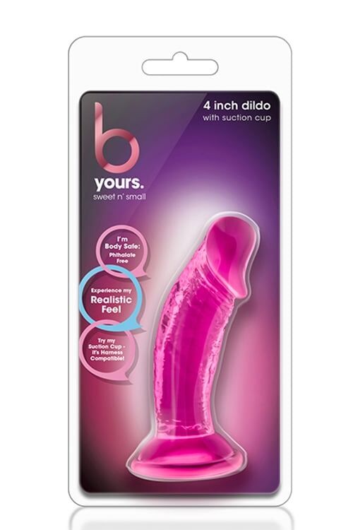 Анальная пробка в виде члена Blush b Yours на присоске, розовая