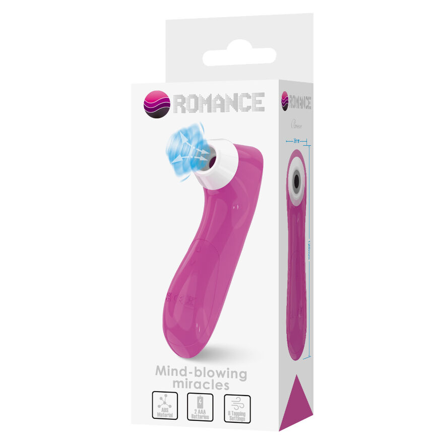 Недорогий вакуумний стимулятор клітора Romance - Breeze Pink, MC40