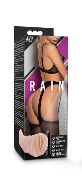 Мастурбатор-вагина с вибрацией M FOR MEN RAIN VANILLA