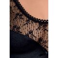 (SALE) Сорочка приталенная PETRA CHEMISE black XXL/XXXL - Passion Exclusive, трусики