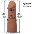 Фаллоимитатор Doc Johnson The Realistic Cock ULTRASKYN - 5 Inch Caramel