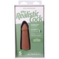 Фаллоимитатор Doc Johnson The Realistic Cock ULTRASKYN - 5 Inch Caramel