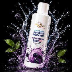 2в1 лубрикант та масажний гель - MyLove Aroma Series Intim&Massage Blackberry, 300 мл