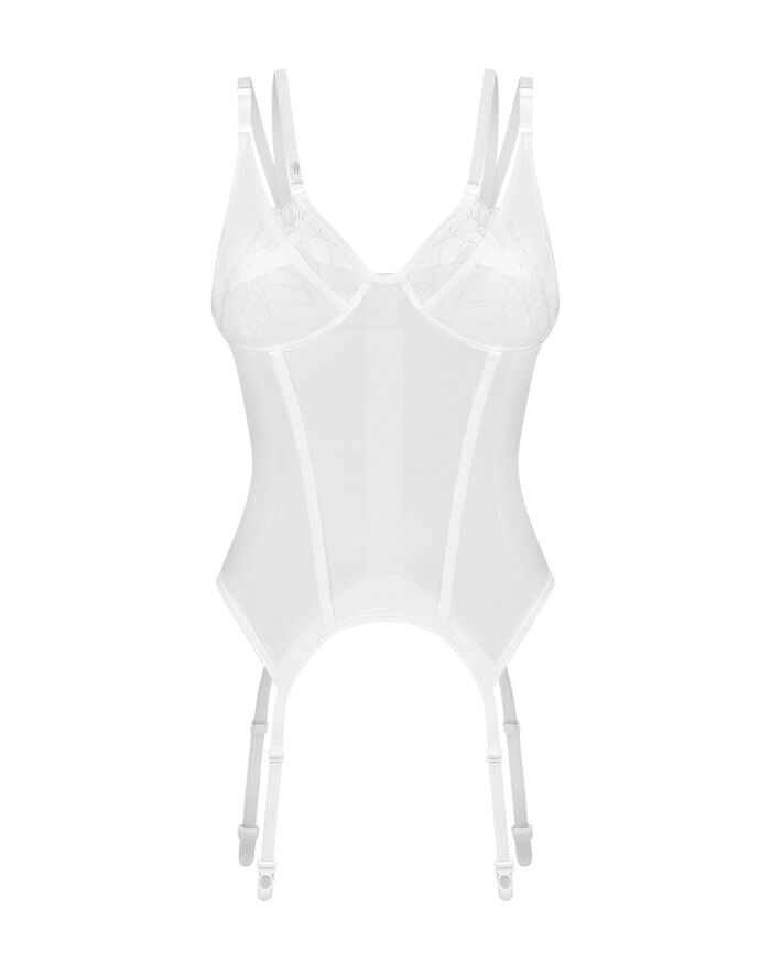 Корсет Obsessive Arrowel White corset L/XL