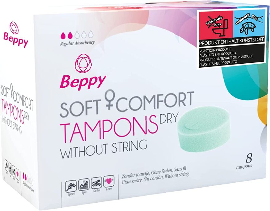 Безнитиевые тампоны Beppy Soft + Comfort Tampons Dry