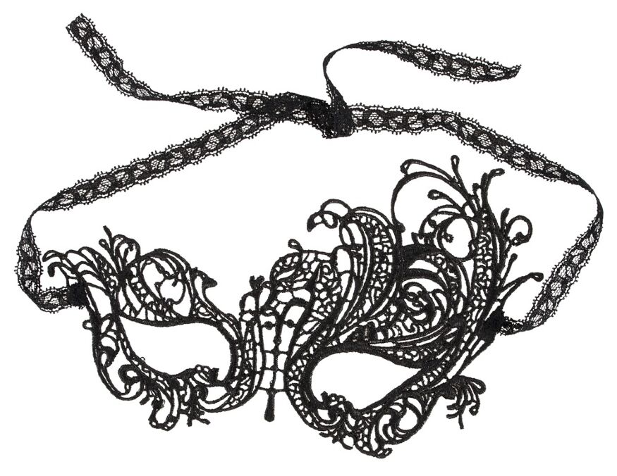 Маска на очі - 2480301 Cottelli Collection Mask Black