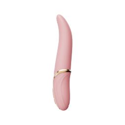 Вибратор Zalo – EVE Sakura Pink, вибрация + ротация, имитация язычка, подогрев до 39 °C