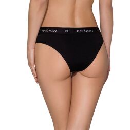 Трусики-слипы из хлопка с эластаном PS004 PANTIES black S - Passion