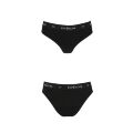 Трусики-слипы из хлопка с эластаном PS004 PANTIES black S - Passion