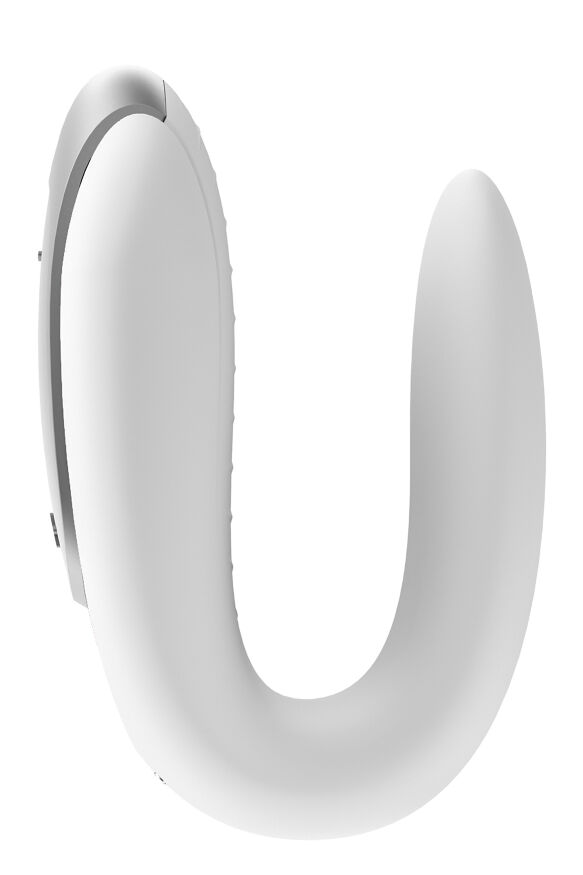 Вибратор для пар с фирменным пультом управления Satisfyer DOUBLE FUN WHITE