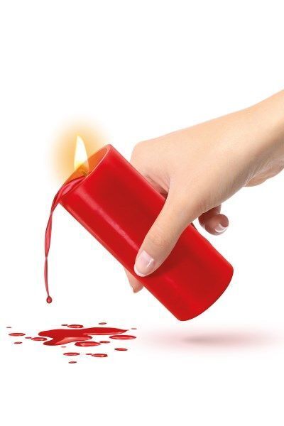 БДСМ cвеча низкотемпературная Fetish Tentation SM Low Temperature Candle Red (испорчена упаковка)