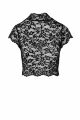 Топ кружевной, F303 Essence Noir Handmade черный, размер M