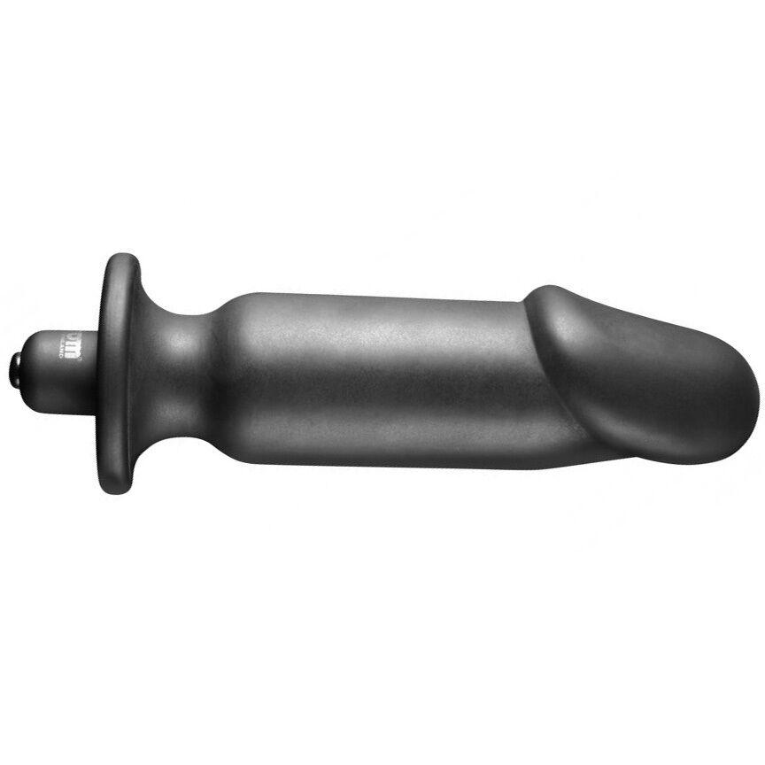 Анальный вибратор Tom of Finland Silicone Vibrating Anal Plug, 11,4х3,8 см
