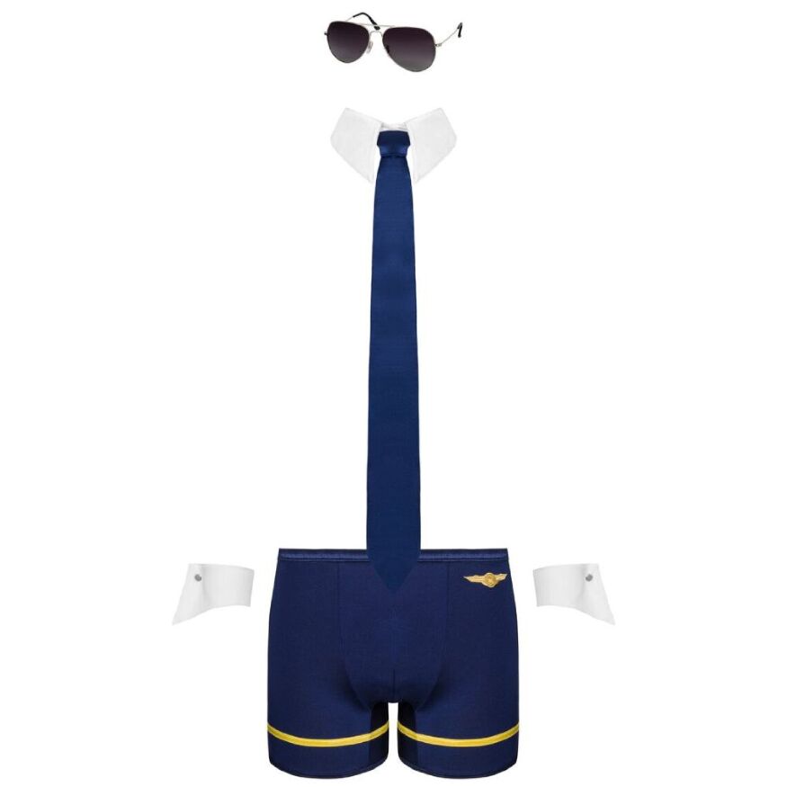 Комплект игровой для мужчины Летчик Obsessive PILOTMAN L/XL