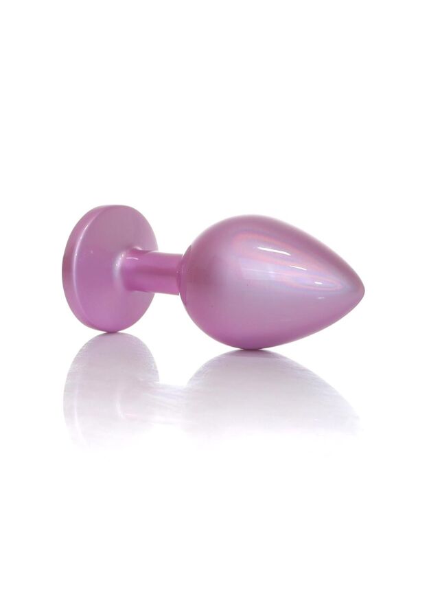 Анальна пробка - Jewellery Pearl Pink Plug Clear M