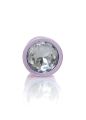 Анальна пробка - Jewellery Pearl Pink Plug Clear M