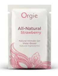 Лубрикант на водной основе со вкусом клубники Orgie ALL-NATURAL STRAWBERRY, 2ml