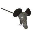 Чоловічі стрінги Слон зі звуком Elephant undies with elephant sound, black - one size