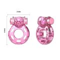 Кольцо с вибрацией и презервативом Vibrator &amp; condom, BI-010084