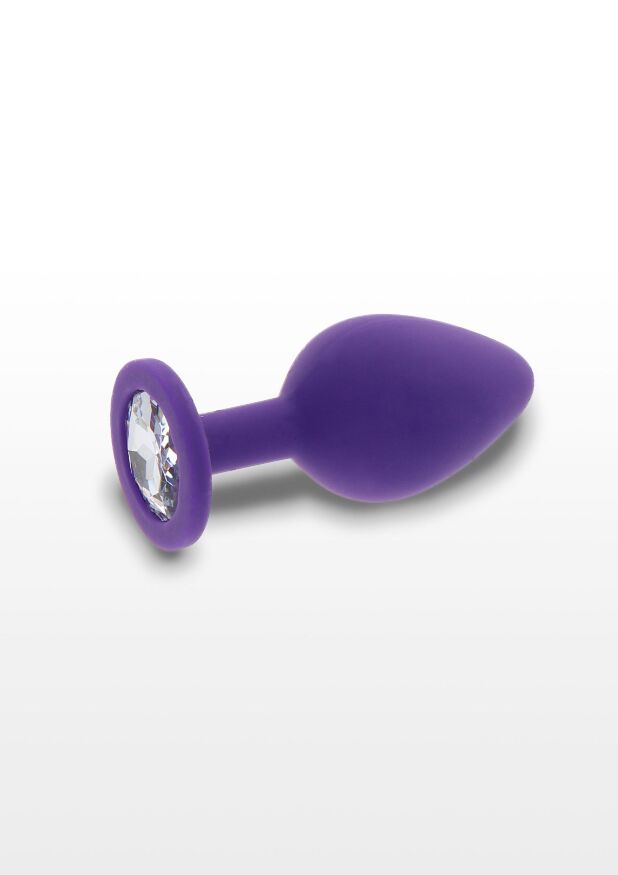 Анальная пробка с кристаллом Toy Joy Diamond Booty Jewel, фиолетовый, Large