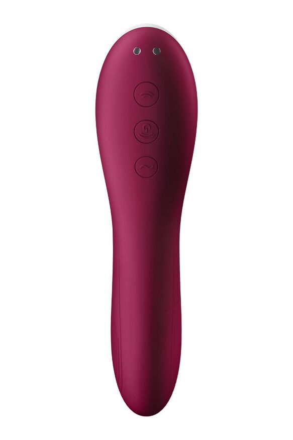 Вакуумний кліторальний стимулятор із вібрацією Satisfyer Dual Crush