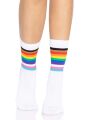 Leg Avenue - Pride crew socks Rainbow - Женские радужные носки