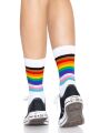 Leg Avenue - Pride crew socks Rainbow - Женские радужные носки