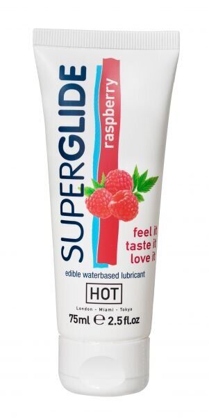 Лубрикант оральный "SUPERGLIDE Raspberry" 75 мл